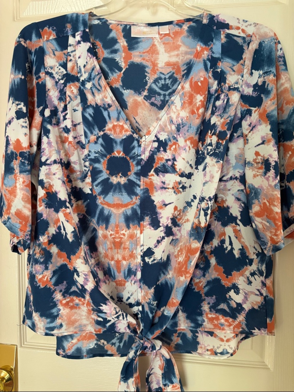 Belle by Kim Gravel Tie Dye Blouse